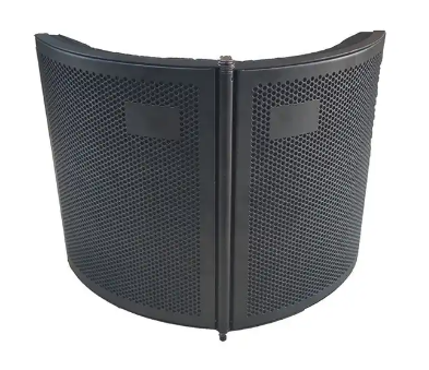 Portable Microphone Shield with Mounting Bracket for Mic